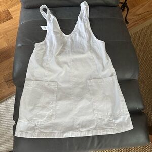 We The Free People 100% Cotton High Roller Skirtall Denim white M